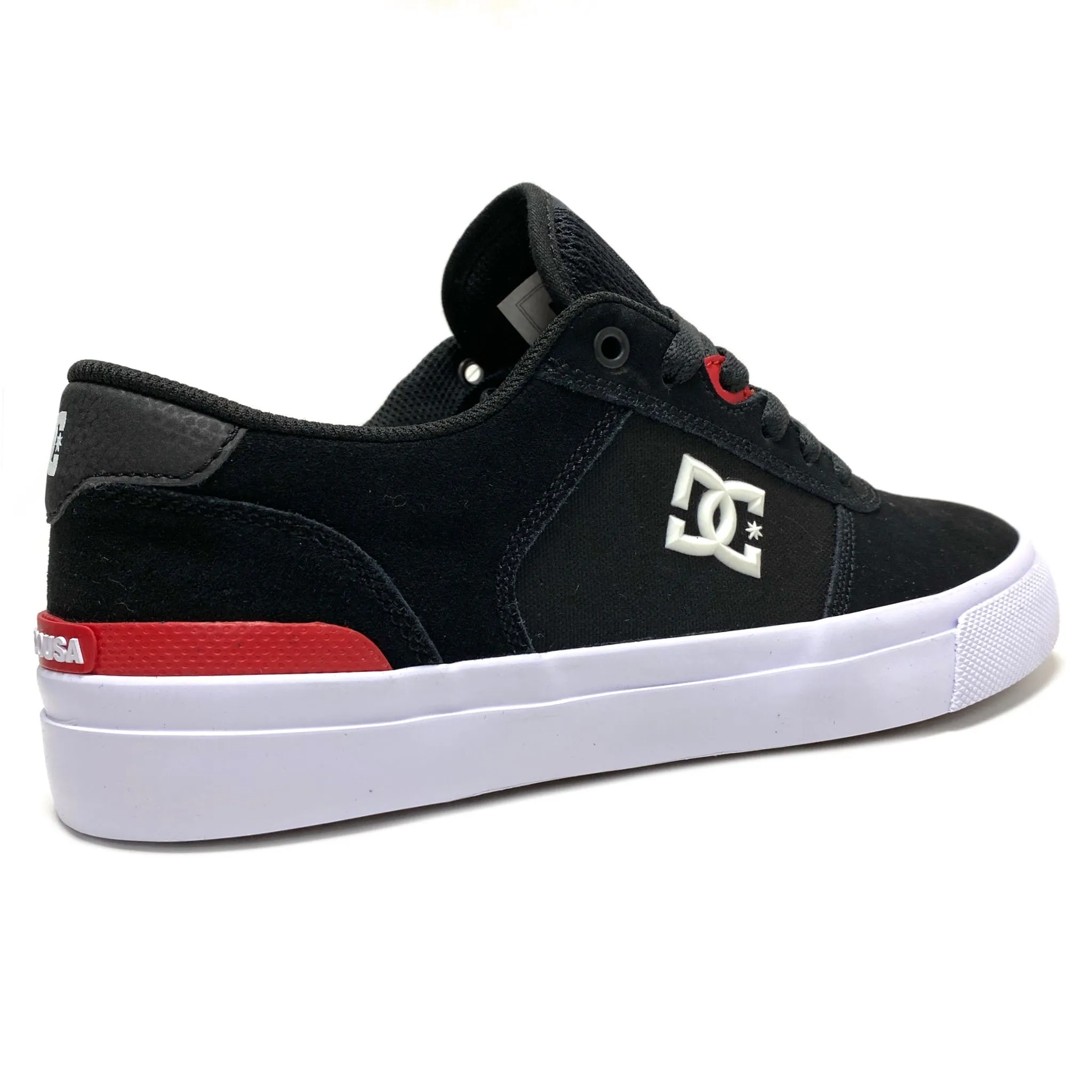 DC SHOES TEKNIC S BLACK & WHITE TRAINERS