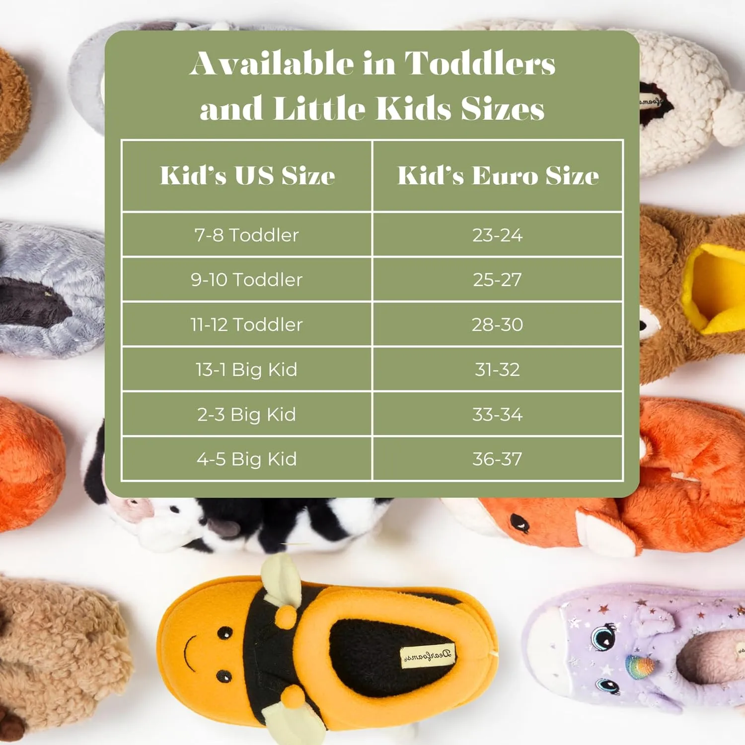 Dearfoams Toddler & Kids' Cute Shark, Cow, Unicorn, Dog, Dinosaur and Animal Critter Slippers