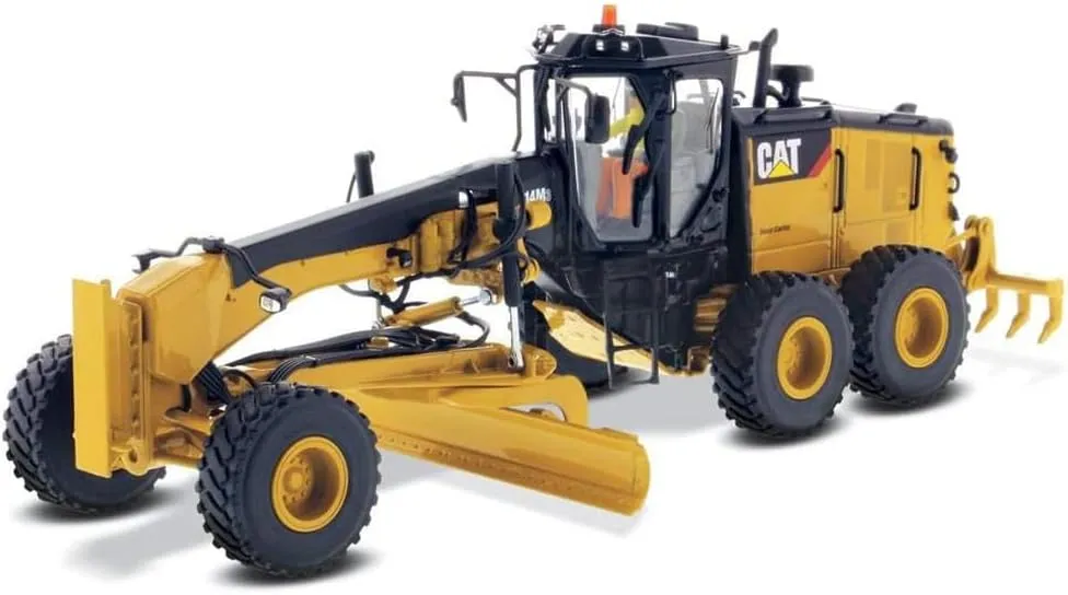Diecast Masters 1:50 Scale Caterpillar 14M3 Motor Grader | High Line Series Cat Trucks & Construction Equipment Model 85545