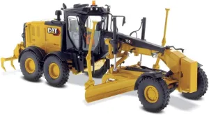 Diecast Masters 1:50 Scale Caterpillar 150 Motor Grader | High Line Series Cat Trucks & Construction Equipment Model 85667