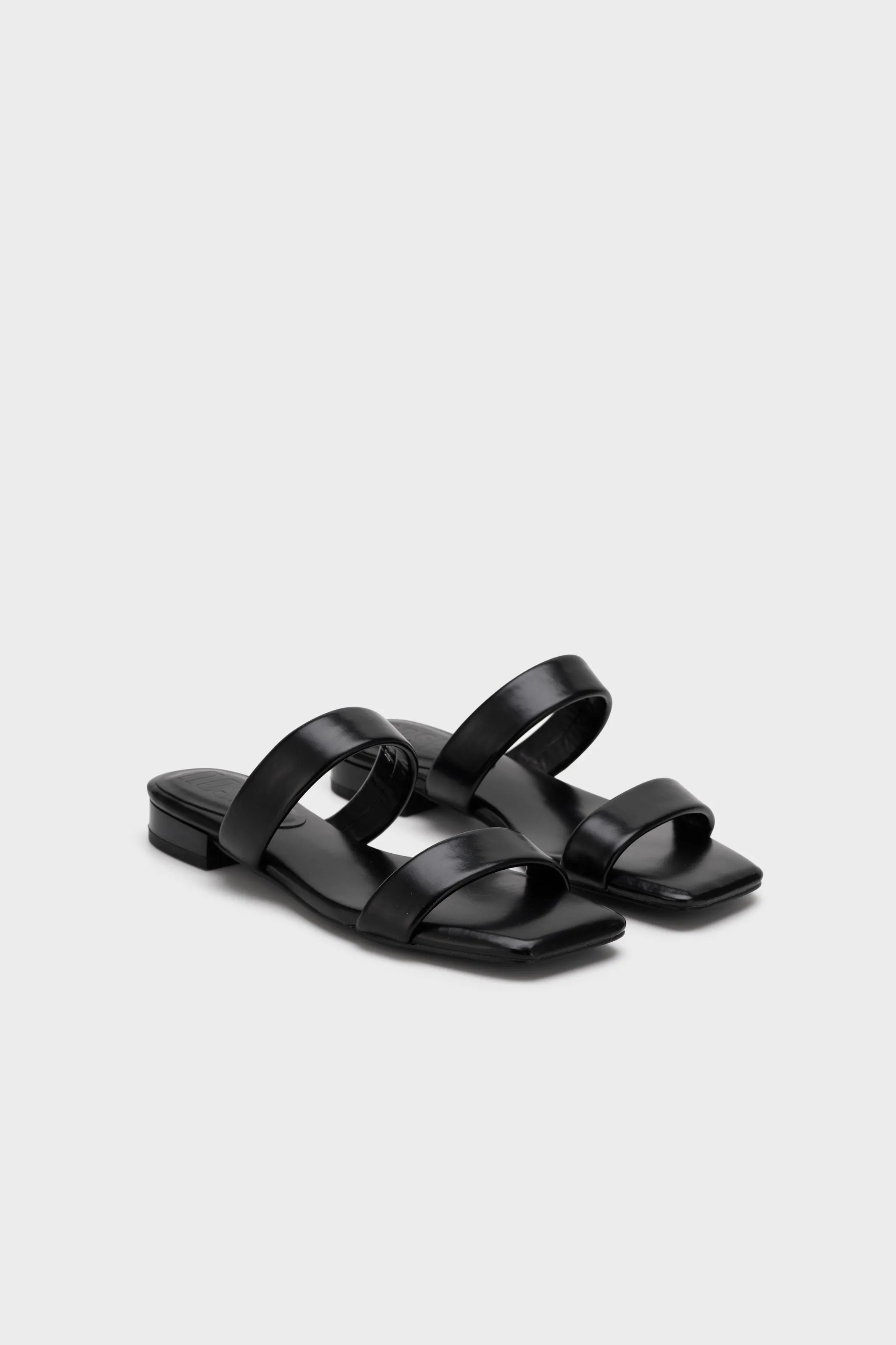 DOUBLE STRAP CLOUDFOAM INSOLE LOW HEEL SLIDE