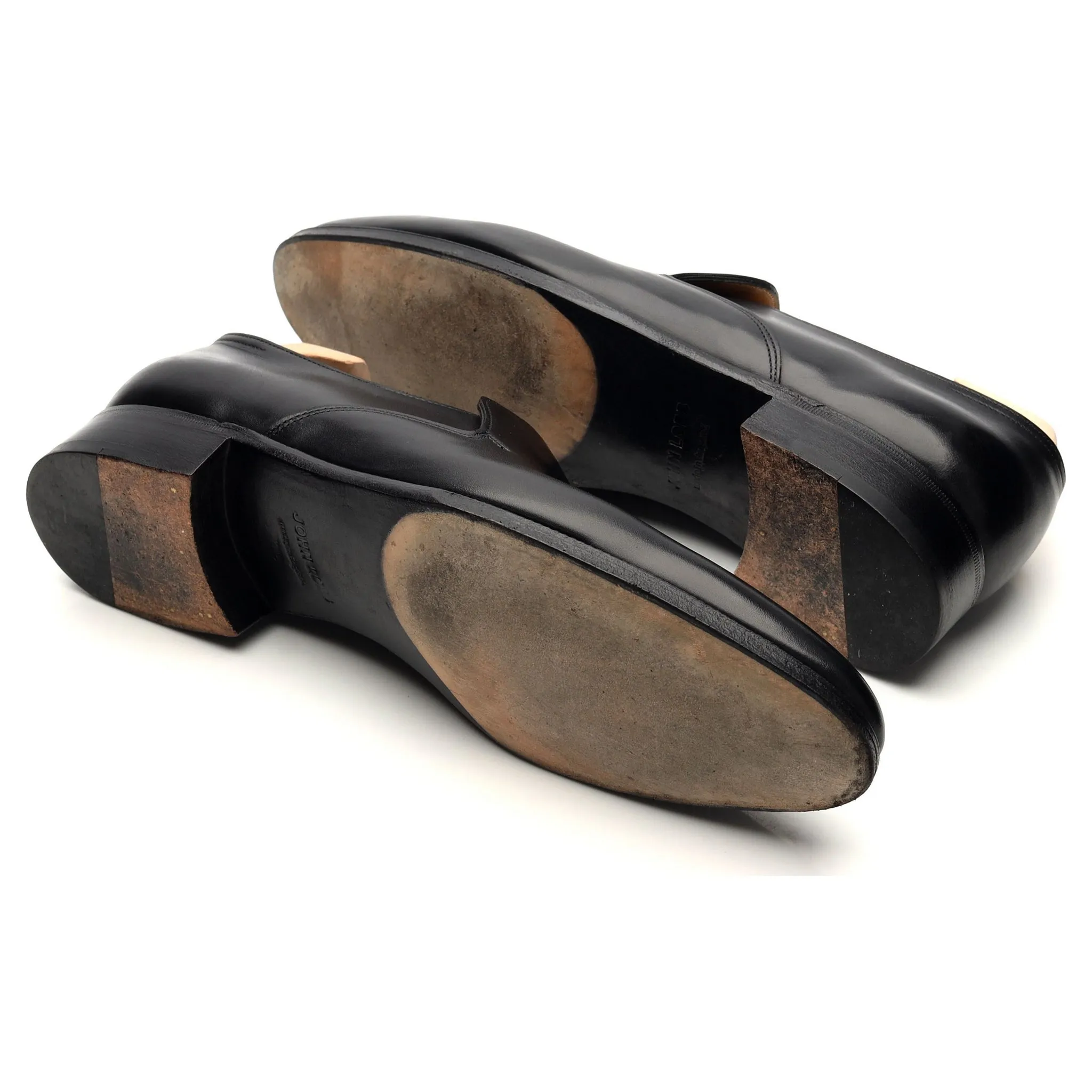 'Elm' Black Leather Loafer UK 7 E