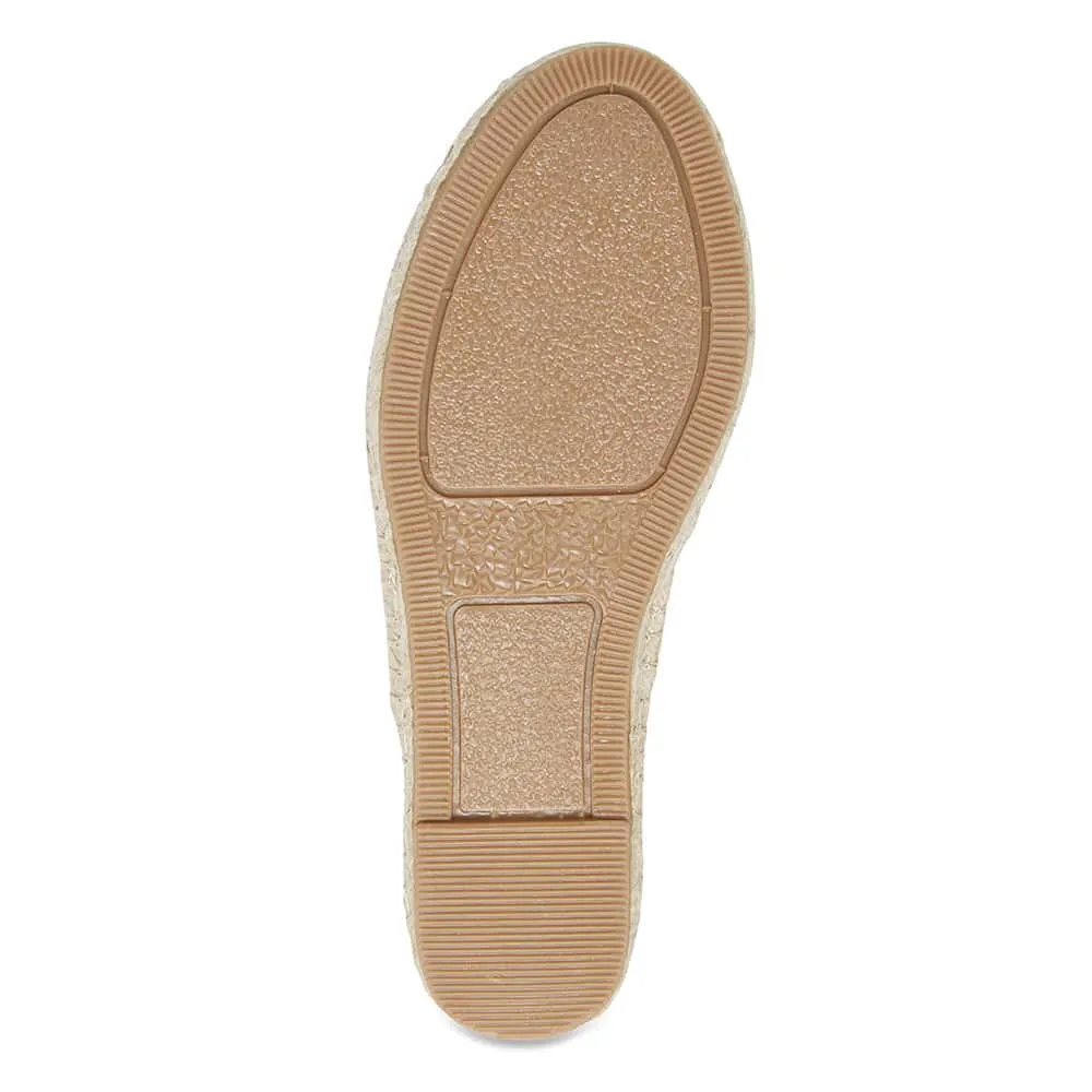 Embassy Sandal in Natural Canvas