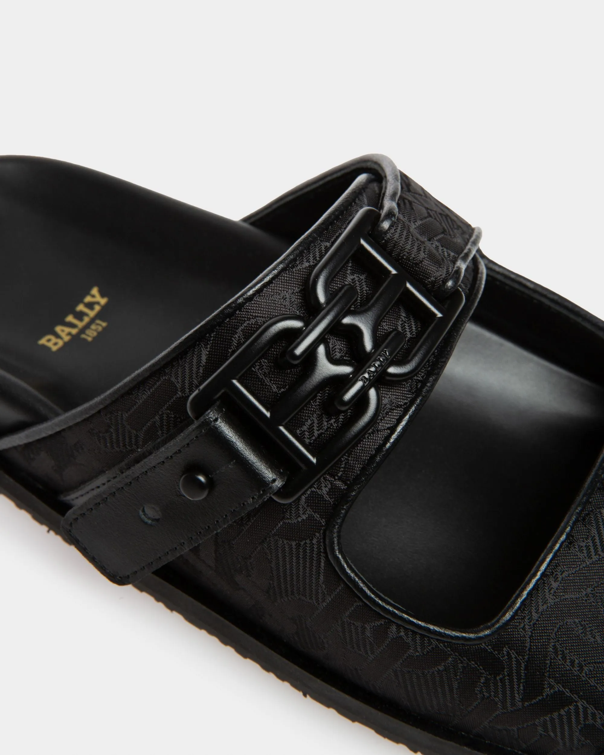 Emmy Sandals In Black Leather