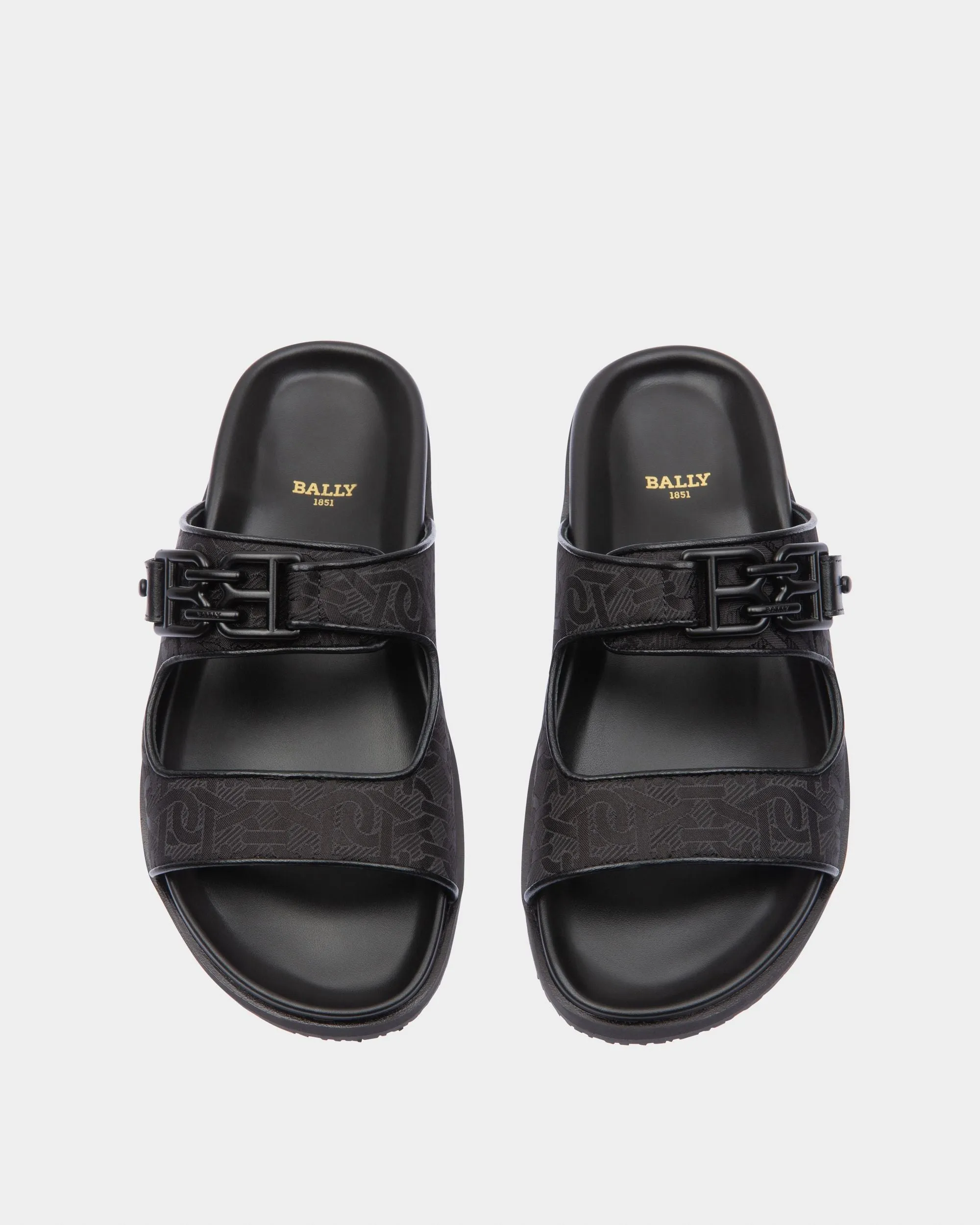 Emmy Sandals In Black Leather