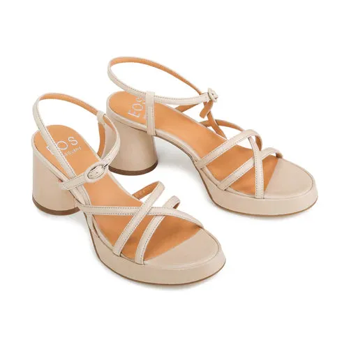 Eos Doriano Nude Heeled Sandal