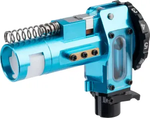 Evike EMG/Maxx Model CNC Aluminum Hopup Chamber for M4 Airsoft AEG Rifles (Model: M4E / EMG Blue)