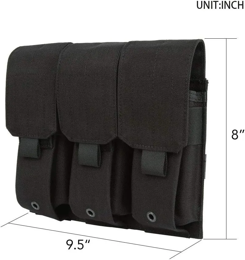EXCELLENT ELITE SPANKER Tactical Molle Single/Double/Triple Mag Pouch for M4 M14 M16 AR15 AR10 G36 Magazine Holds 2 Mags
