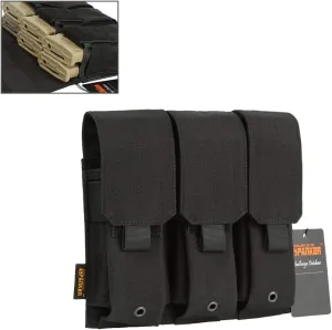 EXCELLENT ELITE SPANKER Tactical Molle Single/Double/Triple Mag Pouch for M4 M14 M16 AR15 AR10 G36 Magazine Holds 2 Mags