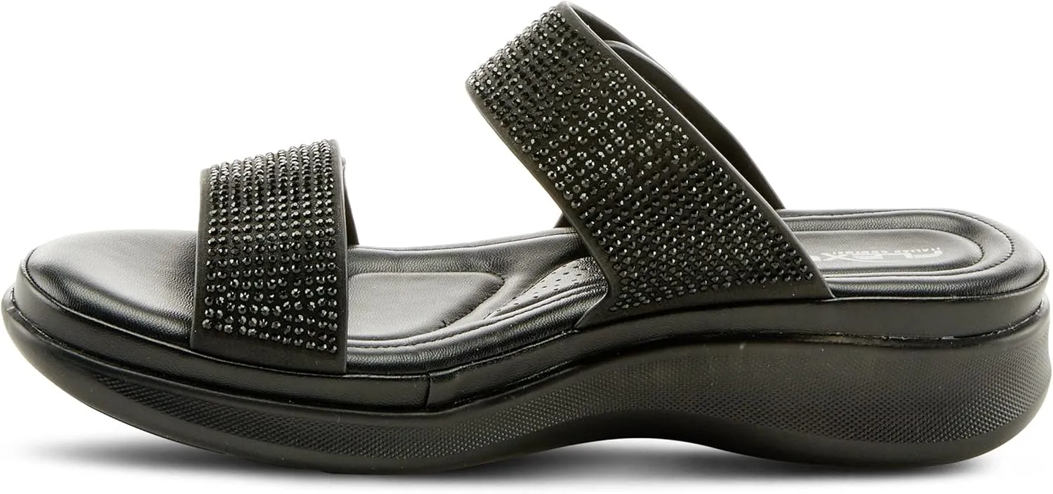 Flexus Women's Bling Slide Sandal