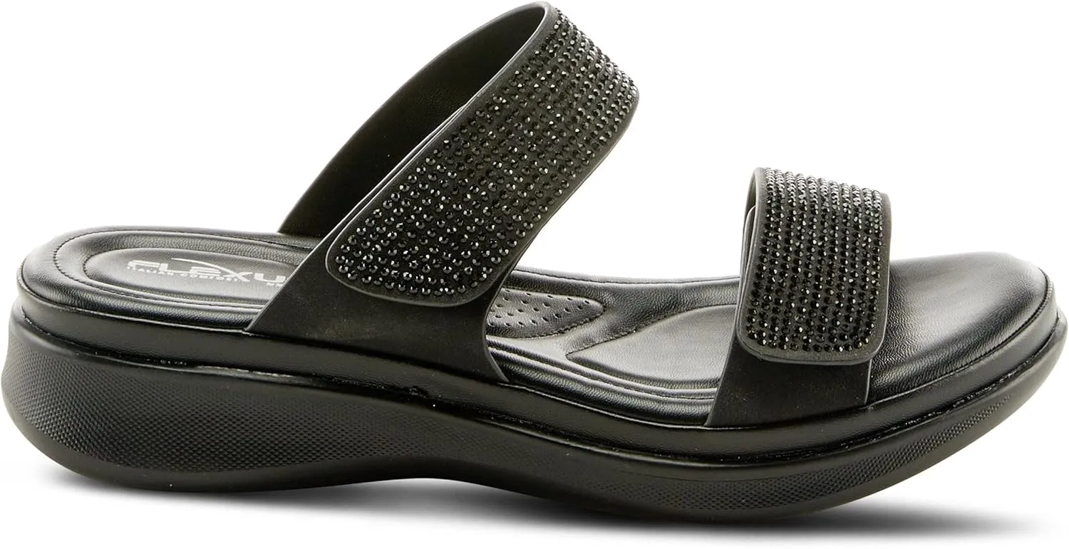 Flexus Women's Bling Slide Sandal