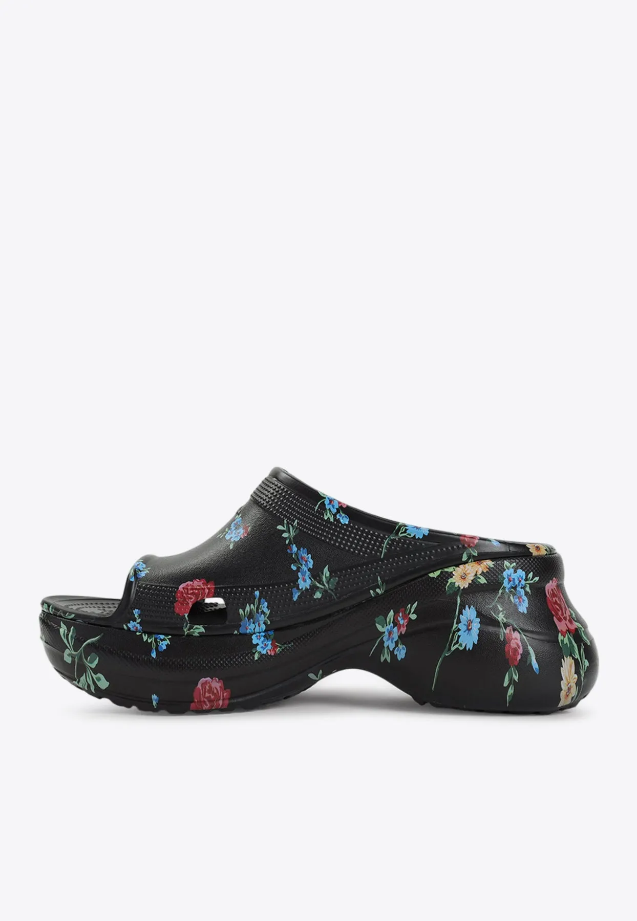 Floral Pool Slide Sandals