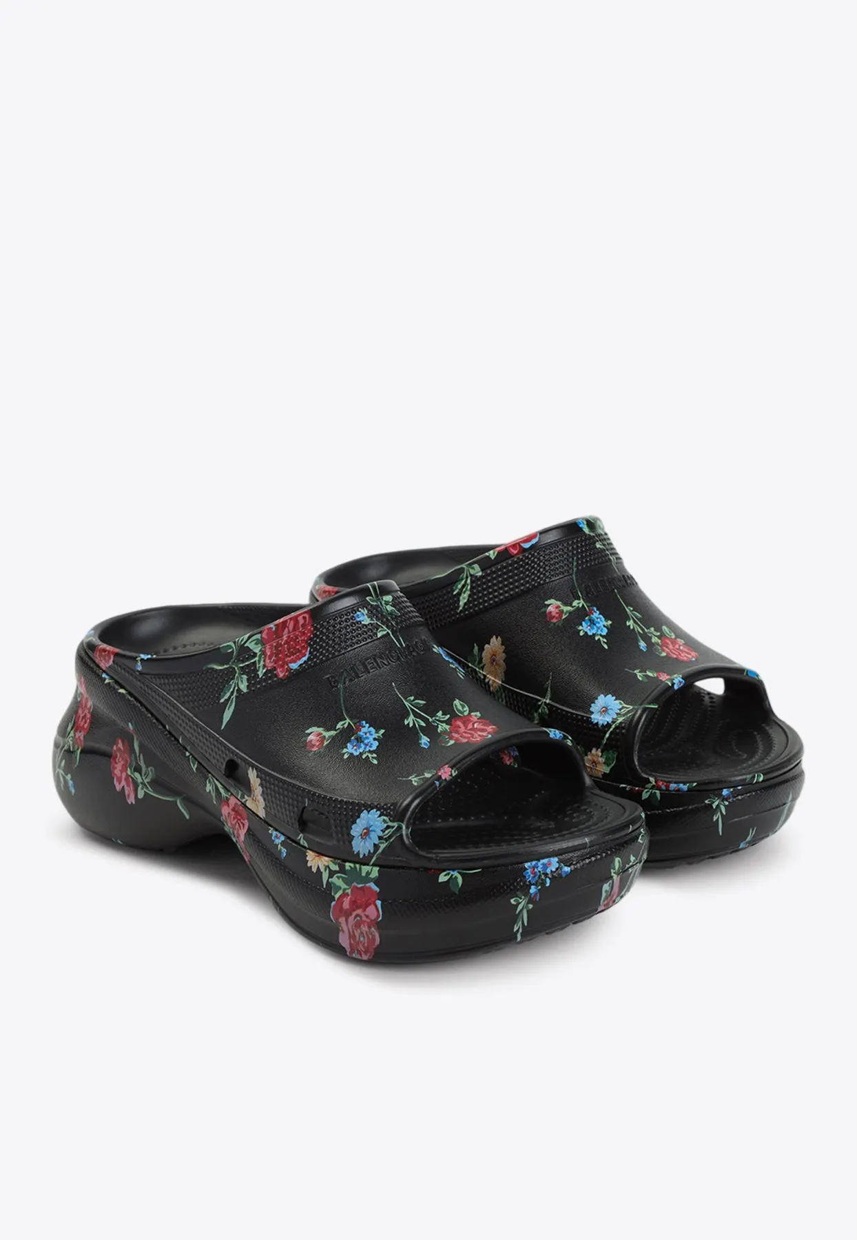 Floral Pool Slide Sandals
