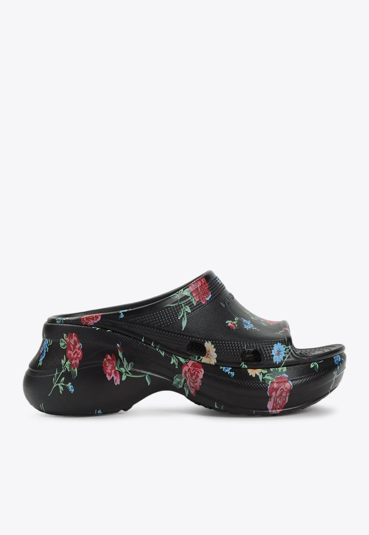 Floral Pool Slide Sandals