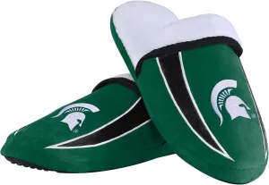 FOCO Michigan State Spartans NCAA Mens Sherpa Slide Slippers - L