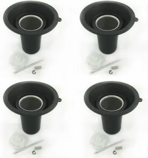 For Honda VT1100 Shadow Aero 1999-2003 2000 2001 2002 4PCS Motorcycle Rubber Carburetor Membrane Plungers, Carb Slide Vacuum Diaphragm Valve Piston with Kits