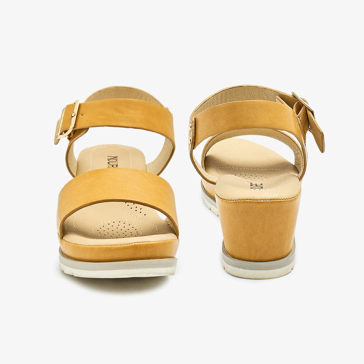 Front Strap  Buckled Sandals