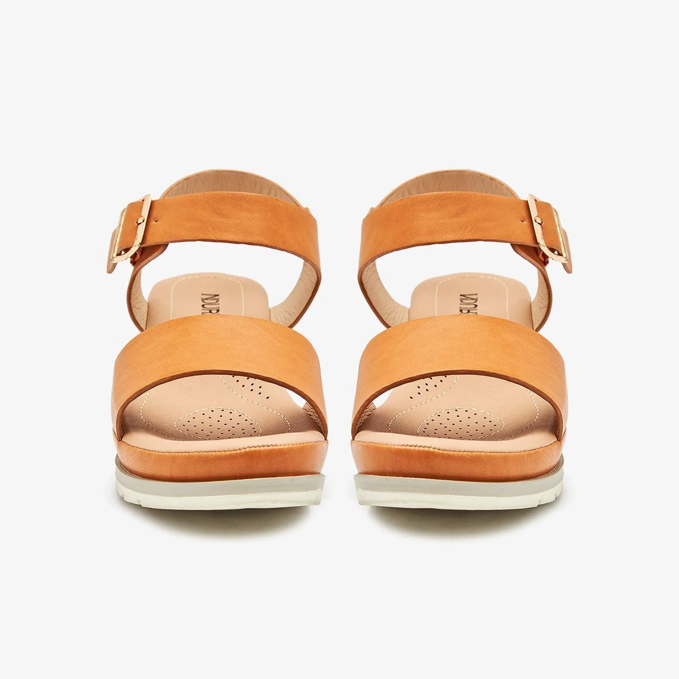 Front Strap  Buckled Sandals
