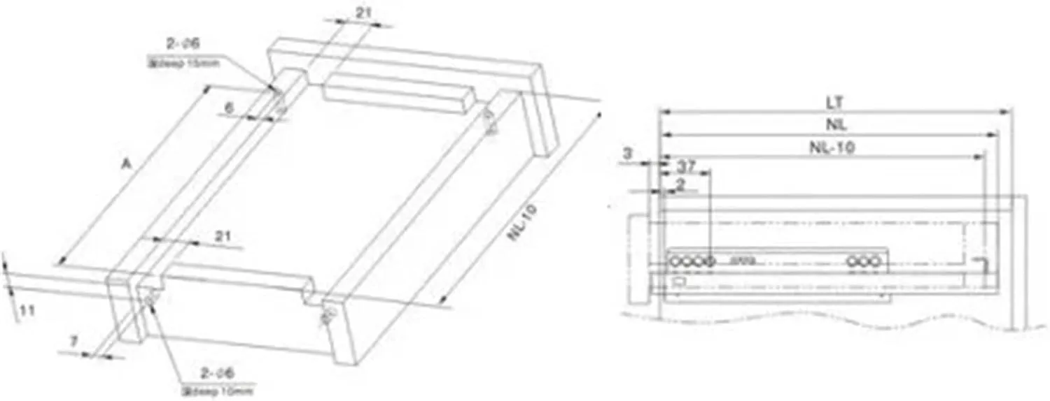 Full Extension Ball Bearing Drawer Glide 1Pair Rebound Press to Release Push Open Under Mount Drawer Slide Rail Runner(18inches 450MM)