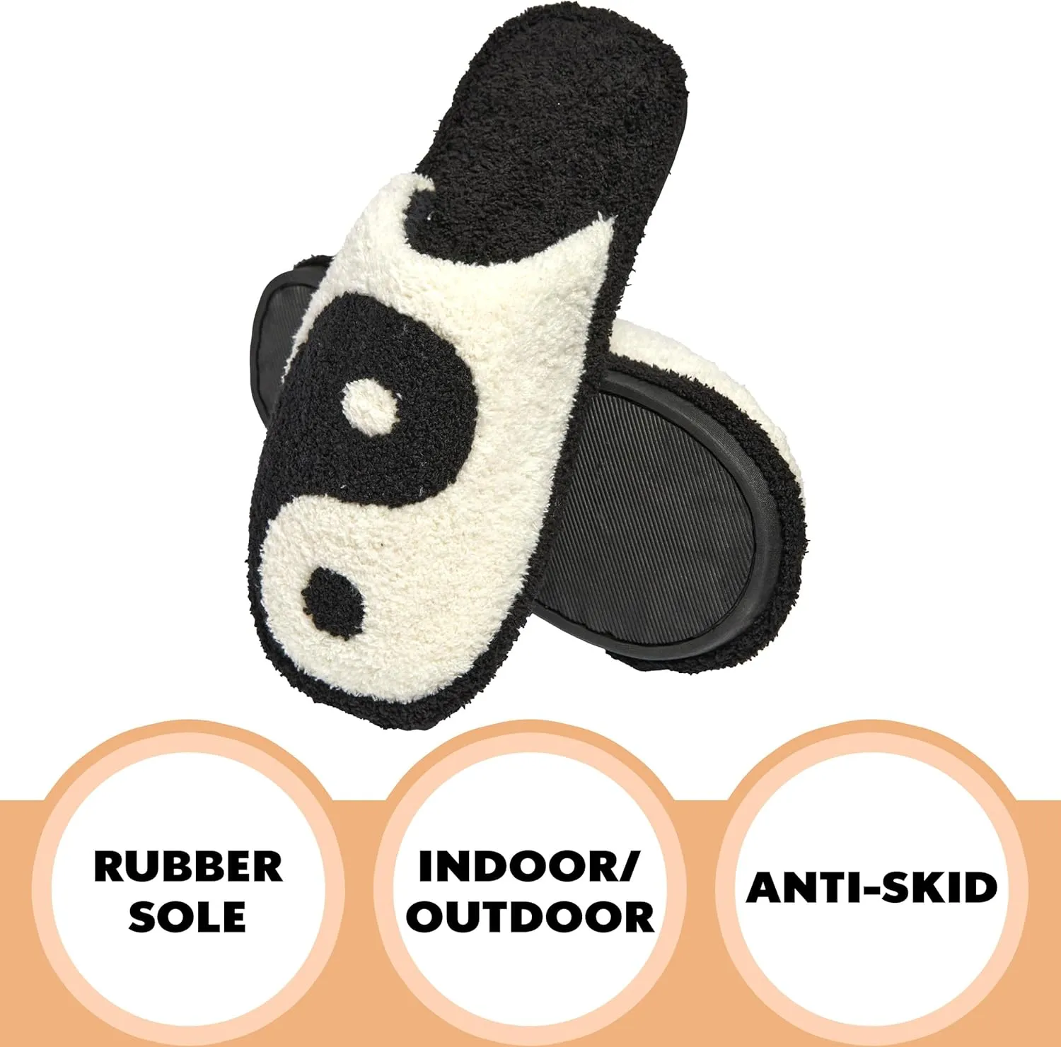 Funky Junque Cozy Microfiber Women's Slippers with Non-Slip Sole - Easter Designs, Spring Patterns