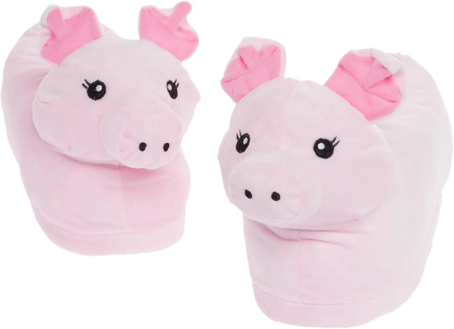 Funziez! Fuzzy Animal Slippers Womens & Mens, Funny Indoor House Shoes, Cute Stocking Stuffer Gift Holiday Christmas Hanukkah