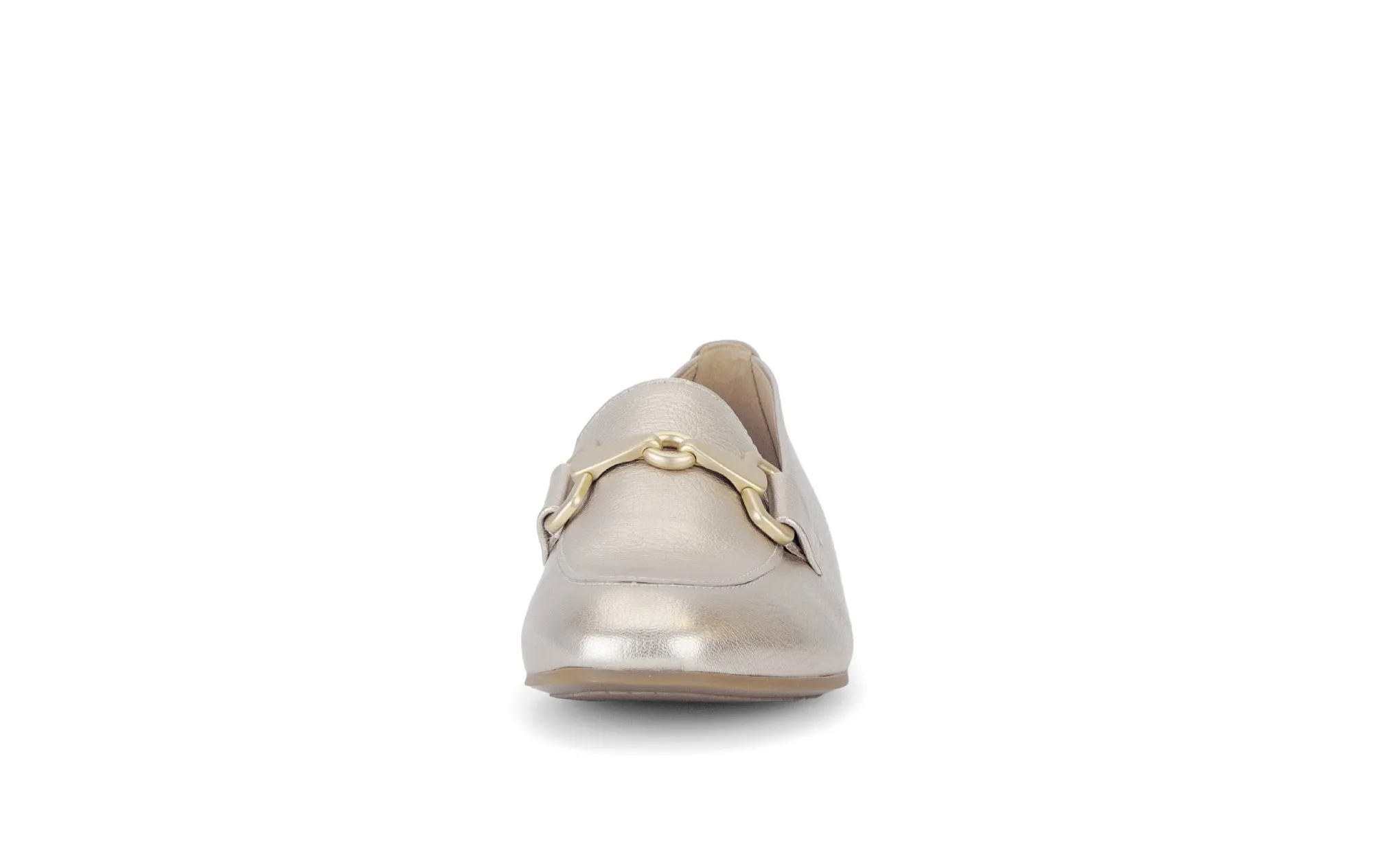 GABOR - 65.211.62 FLAT LOAFER - GOLD LEATHER
