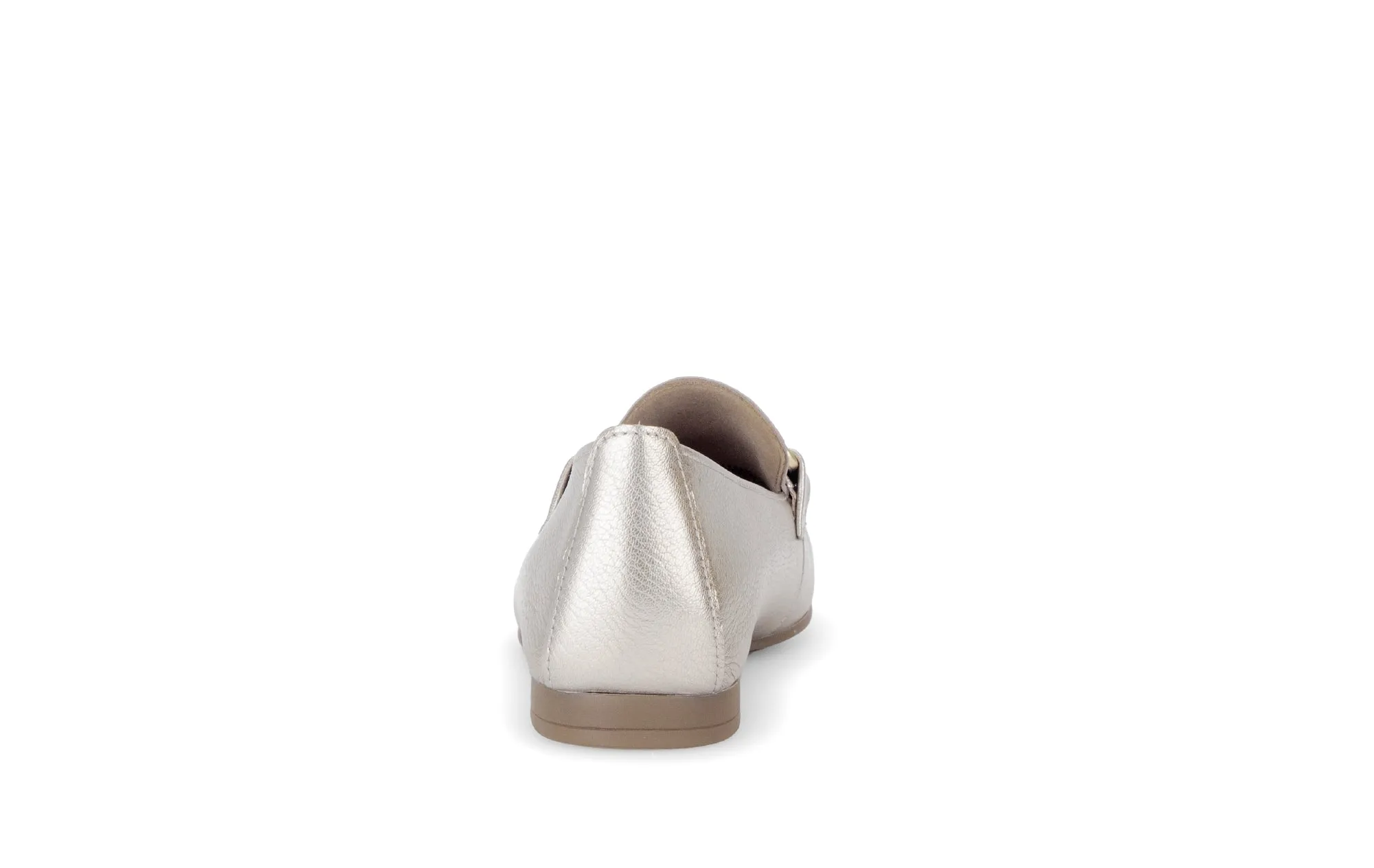 GABOR - 65.211.62 FLAT LOAFER - GOLD LEATHER