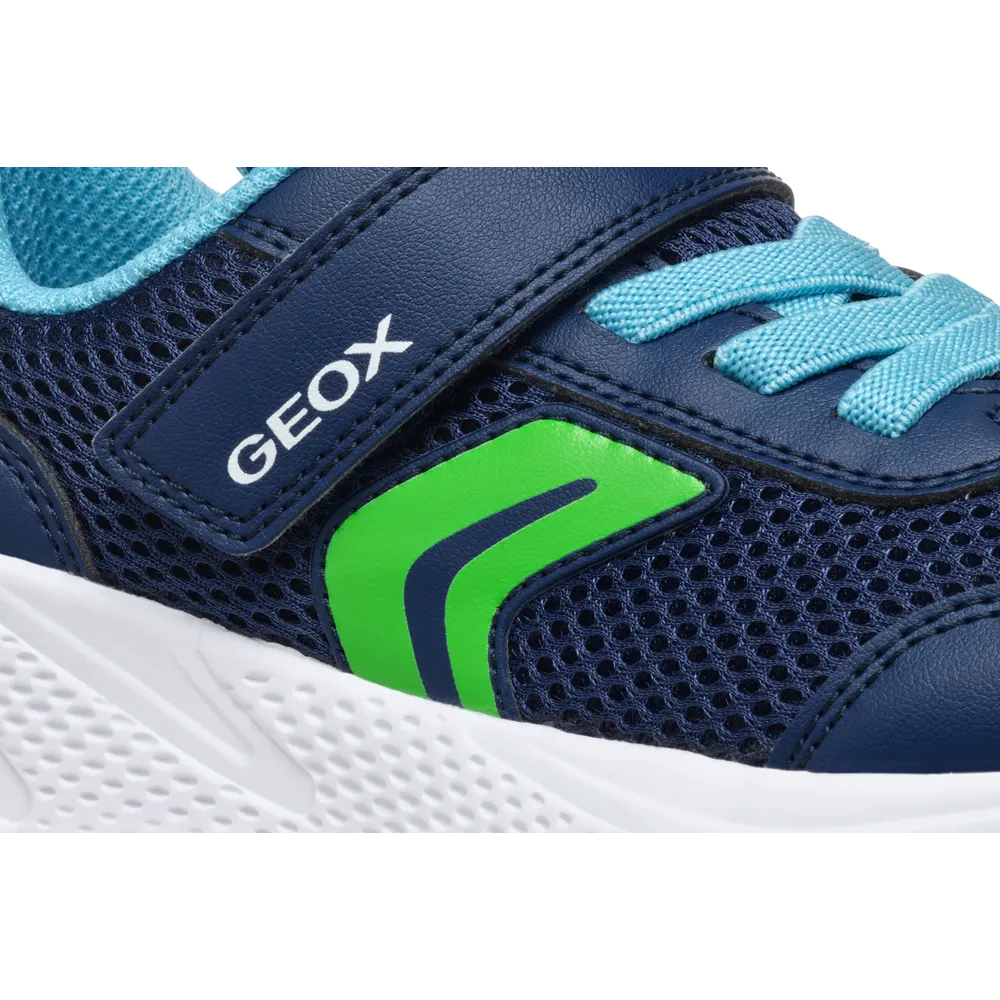 Geox - J Sprintye Boy - Navy/LT Green - Trainers