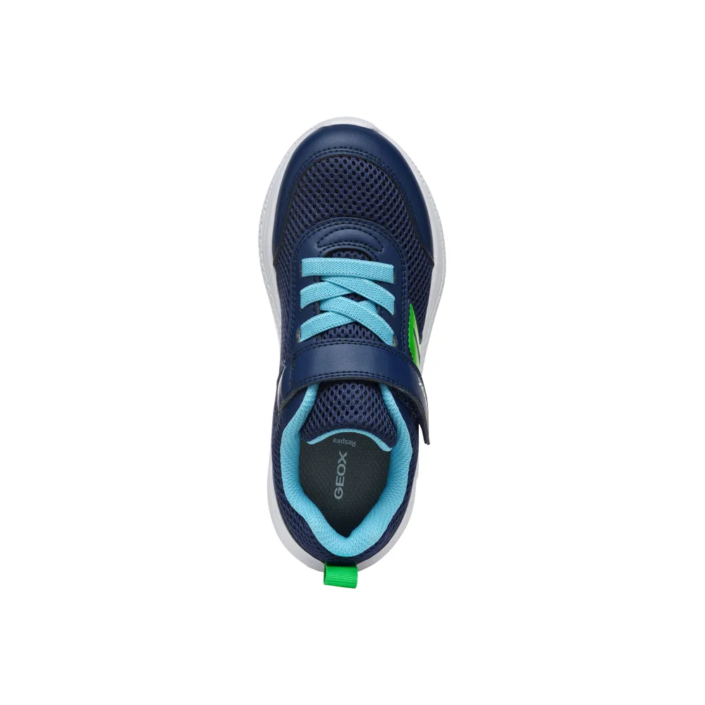 Geox - J Sprintye Boy - Navy/LT Green - Trainers