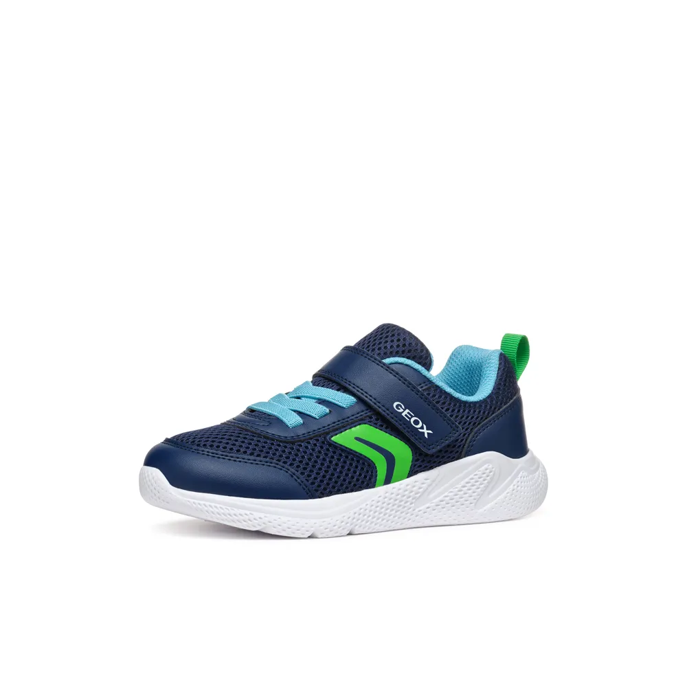 Geox - J Sprintye Boy - Navy/LT Green - Trainers