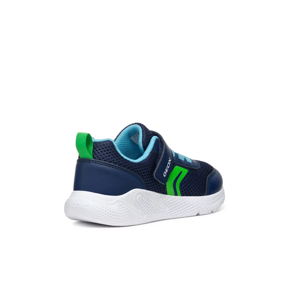 Geox - J Sprintye Boy - Navy/LT Green - Trainers