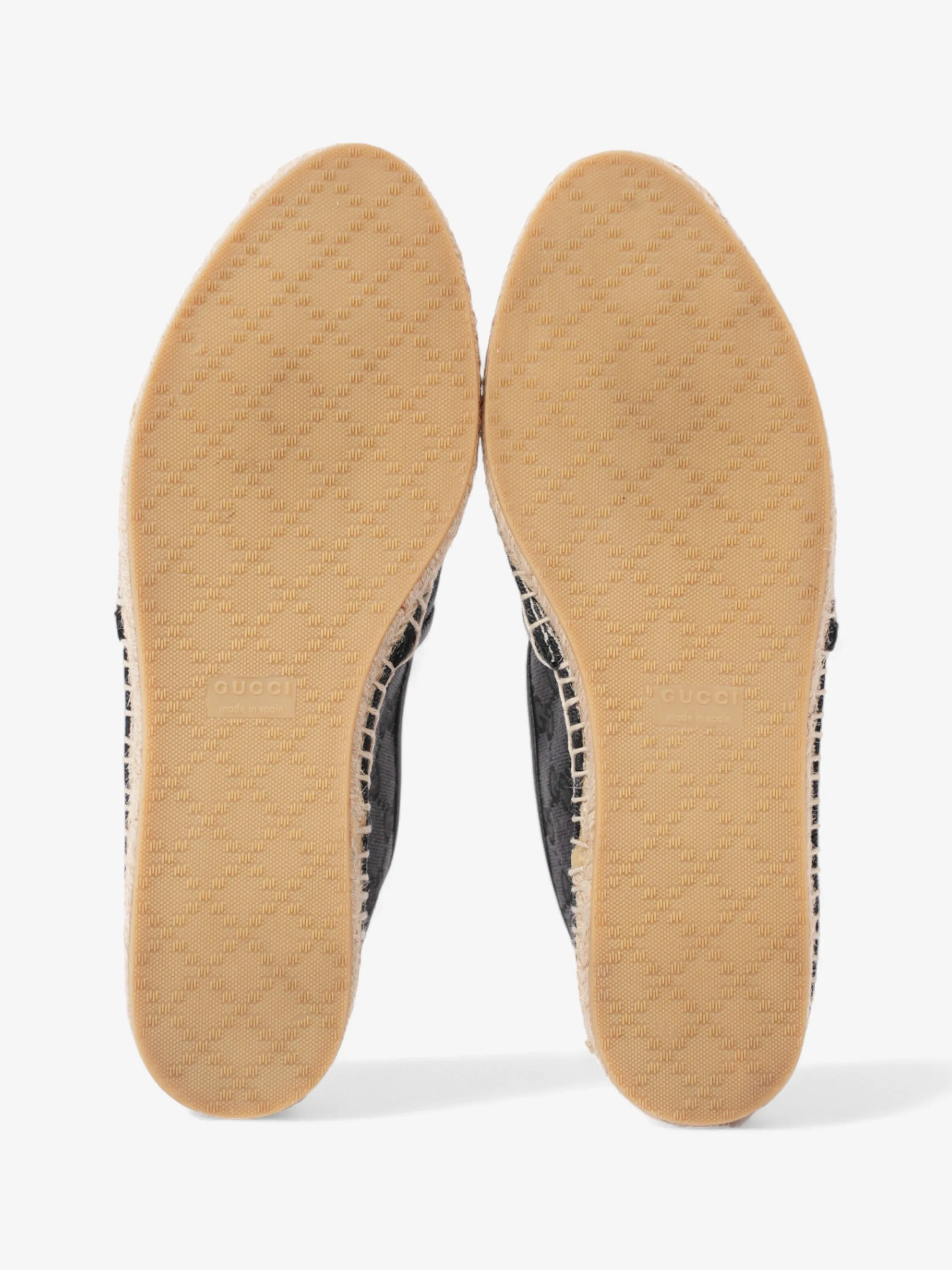 Gucci GG Espadrille GG Supreme / Black Canvas EU 37 UK 4