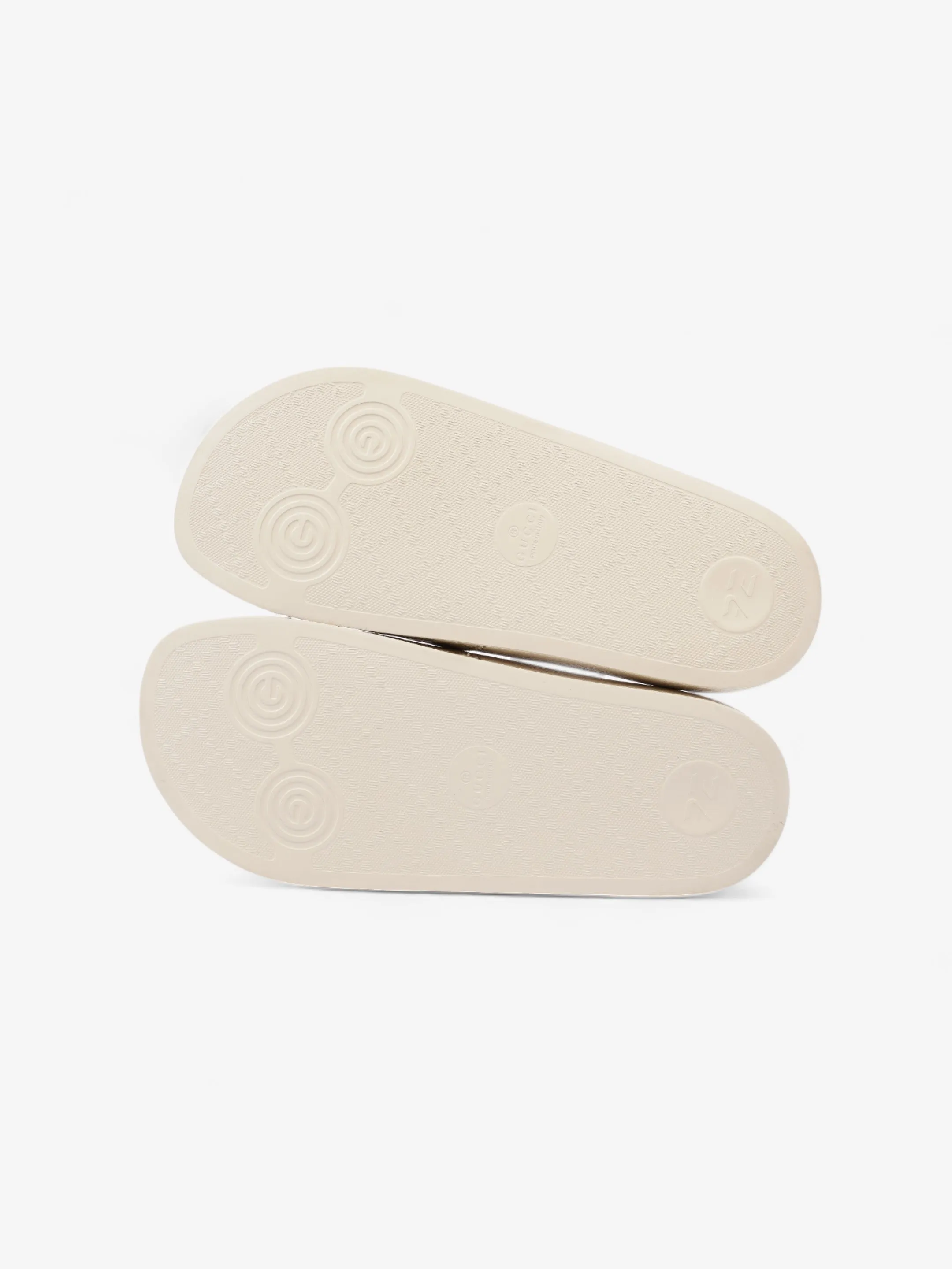 Gucci Microguccissima Slide Ivory Rubber EU 37 UK 4