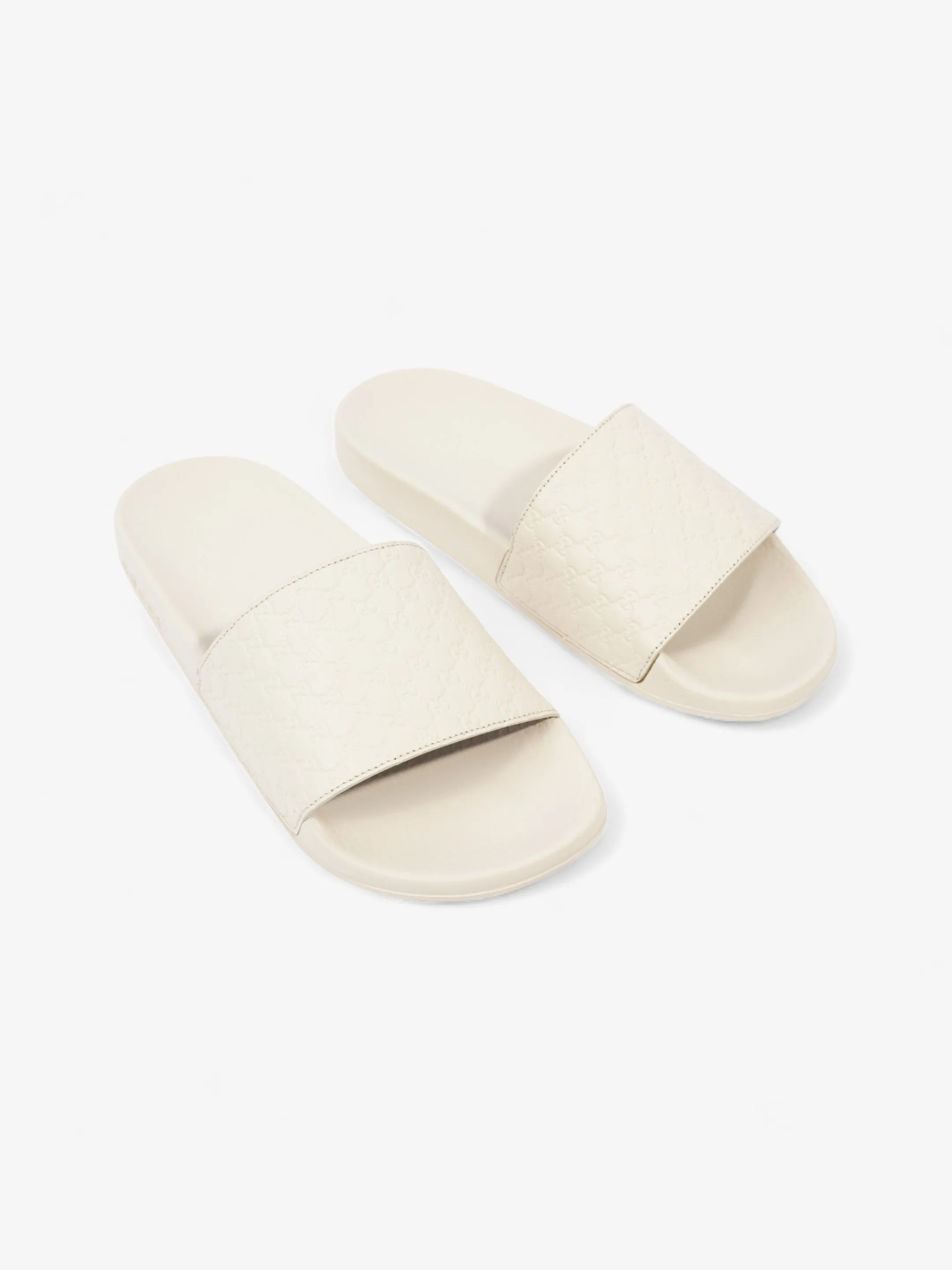 Gucci Microguccissima Slide Ivory Rubber EU 37 UK 4