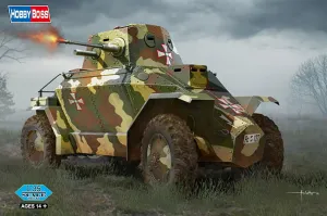 Hobbyboss 83866" Hungarian 39M Csaba Armored Car Plastic Model Kit, 1:35 Scale