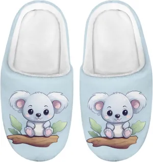 House Slippers for Kids Girls Fuzzy House Slippers House Shoes for Girls - White