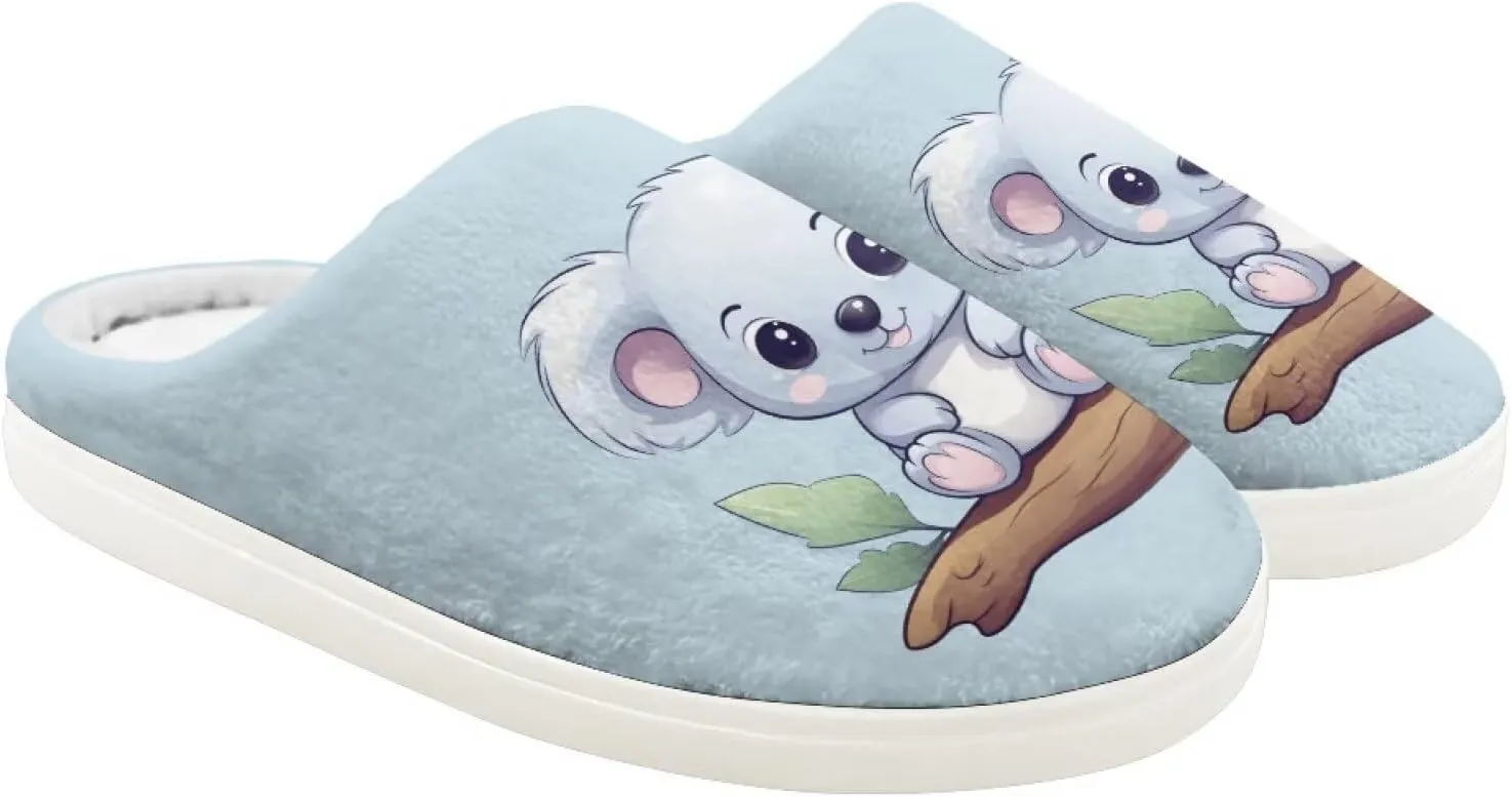 House Slippers for Kids Girls Fuzzy House Slippers House Shoes for Girls - White