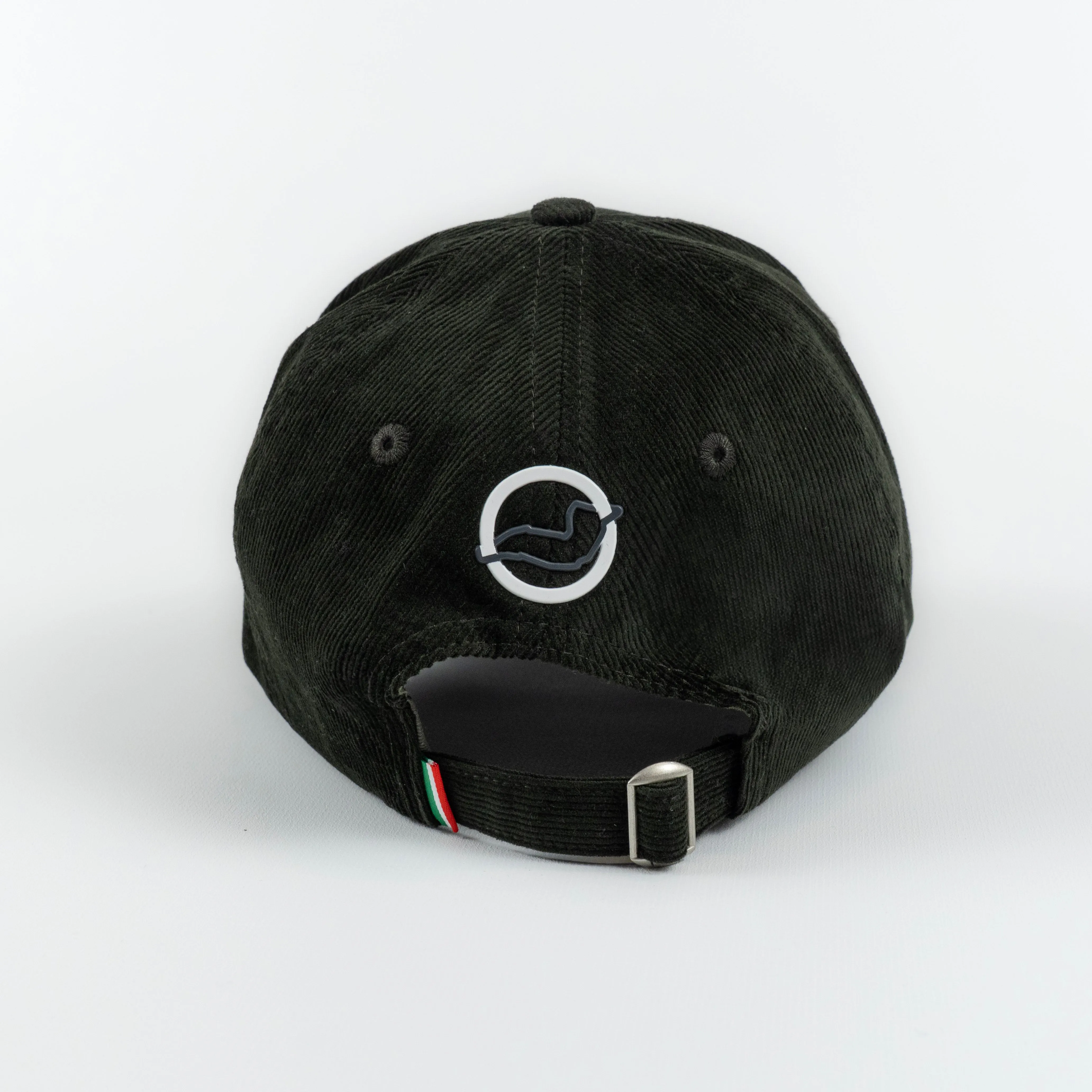 Imola Circuit Logo Rubber Patch Unisex Black Hat