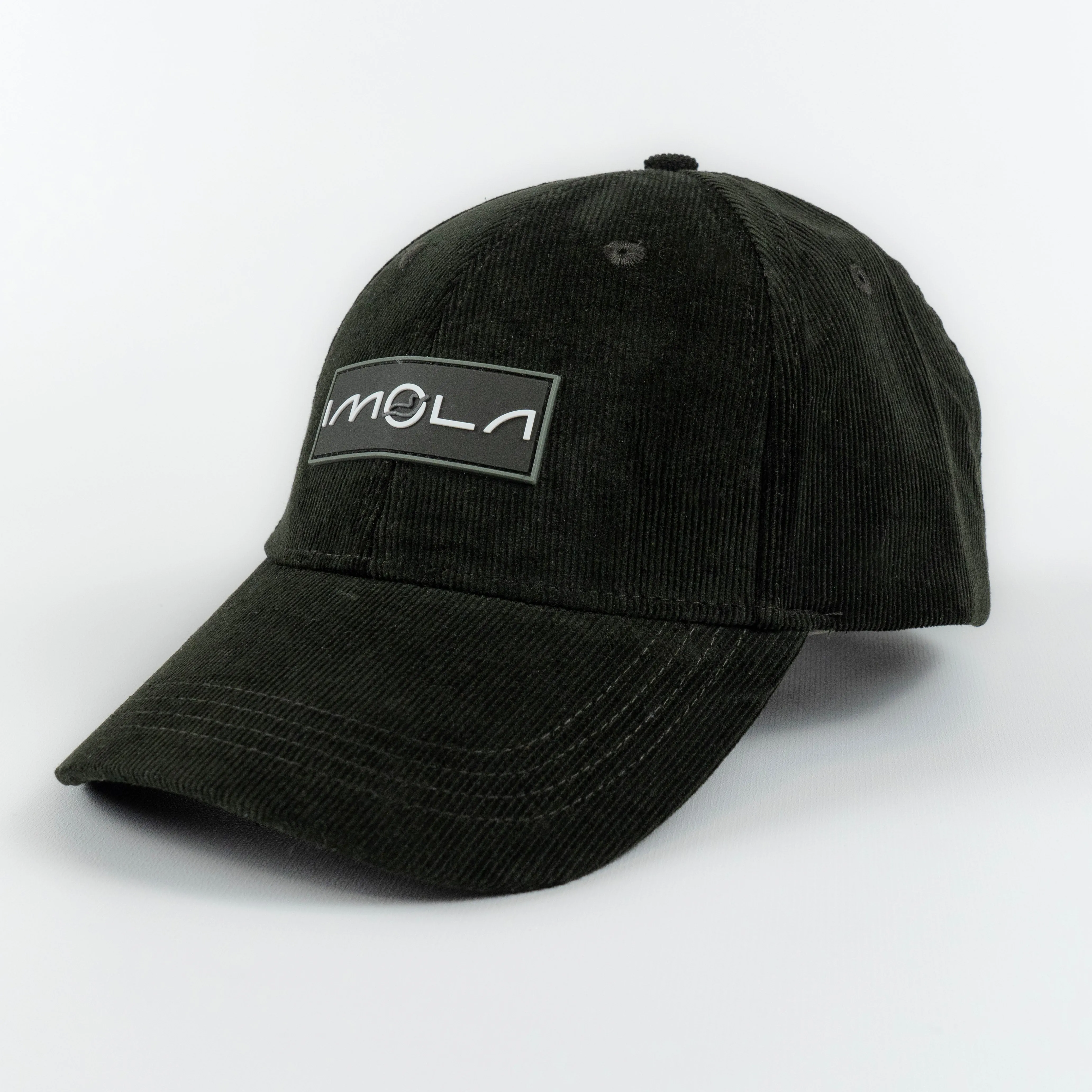 Imola Circuit Logo Rubber Patch Unisex Black Hat