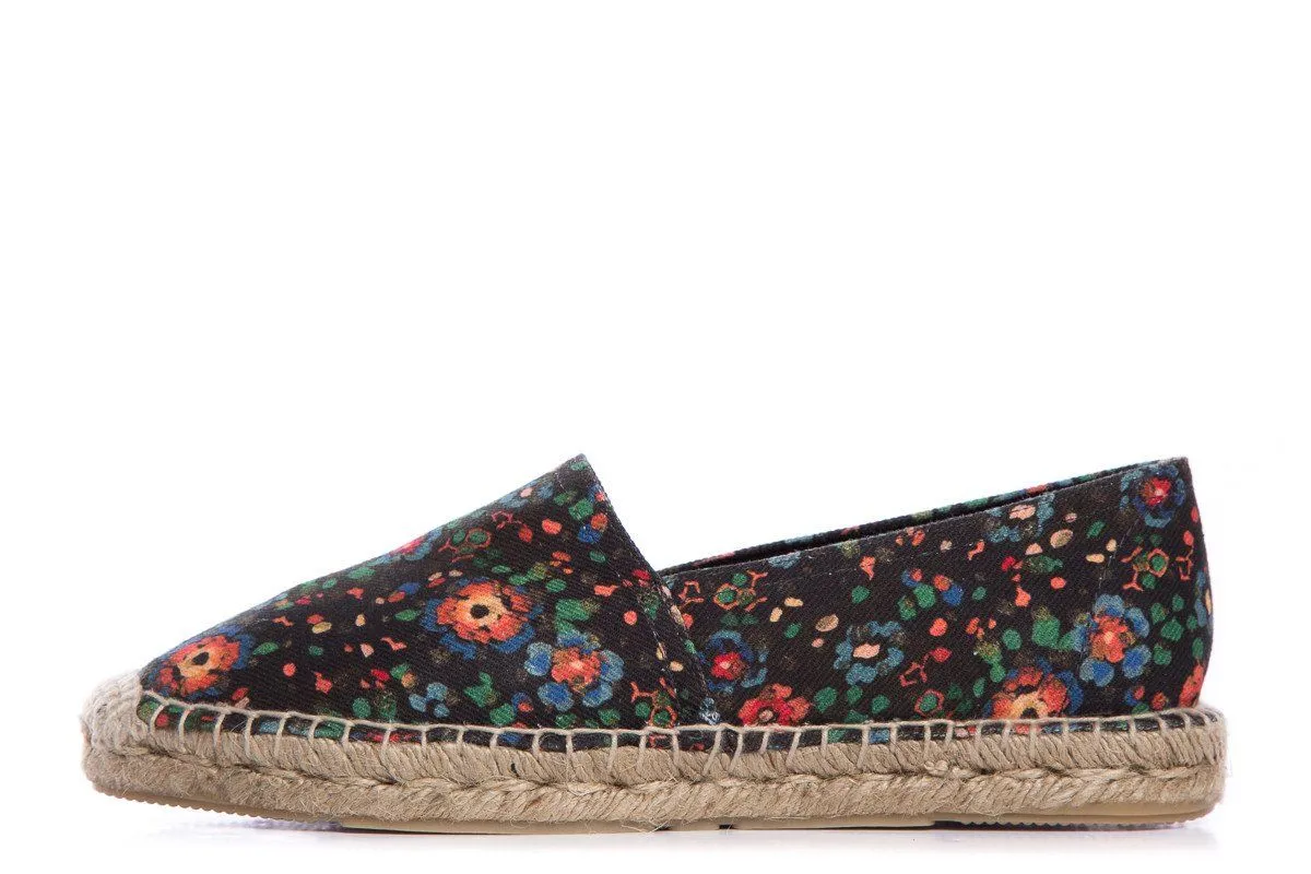 Isabel Marant Étoile Navy Floral Espadrilles SZ 37