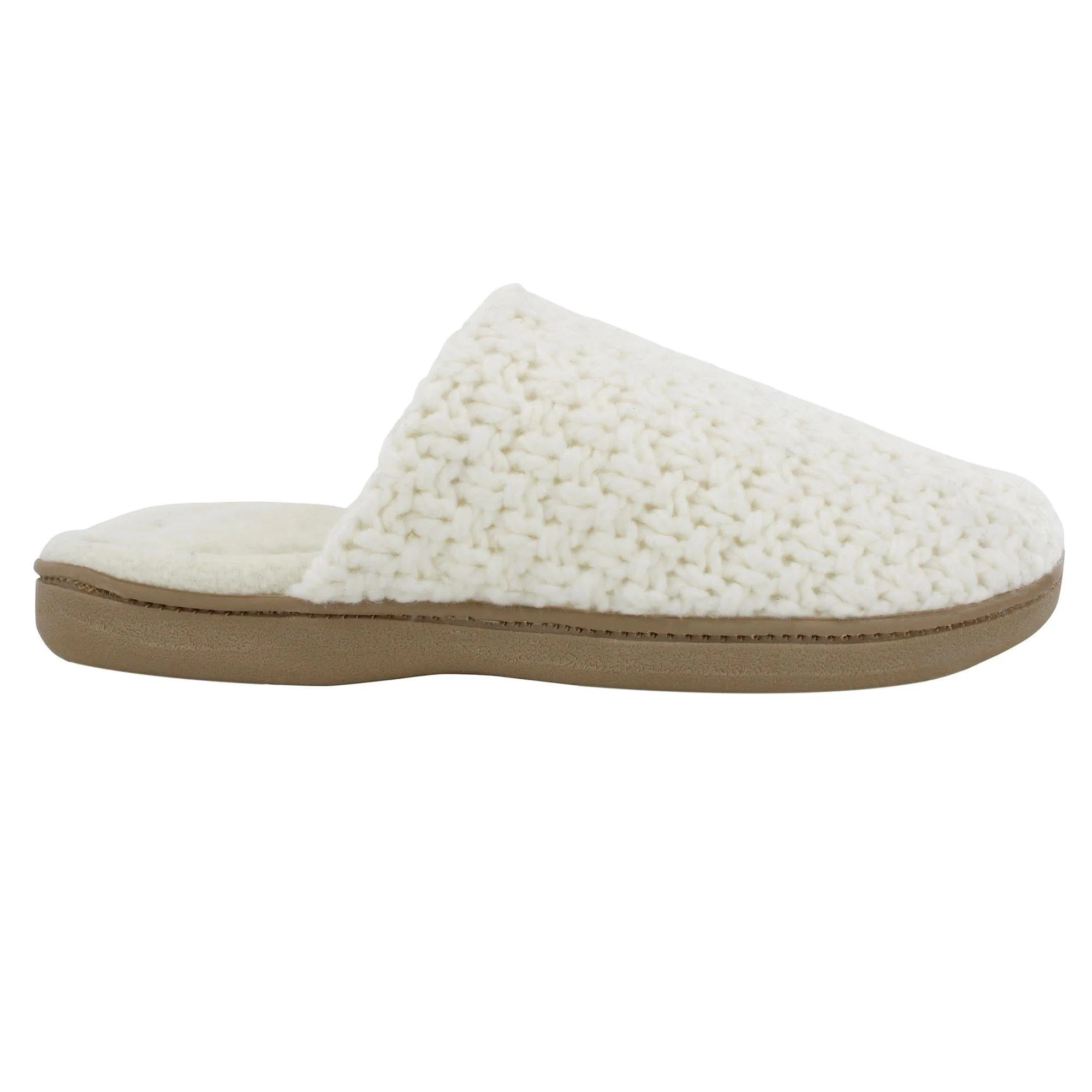 Isotoner Chunky Knit Clog Slippers
