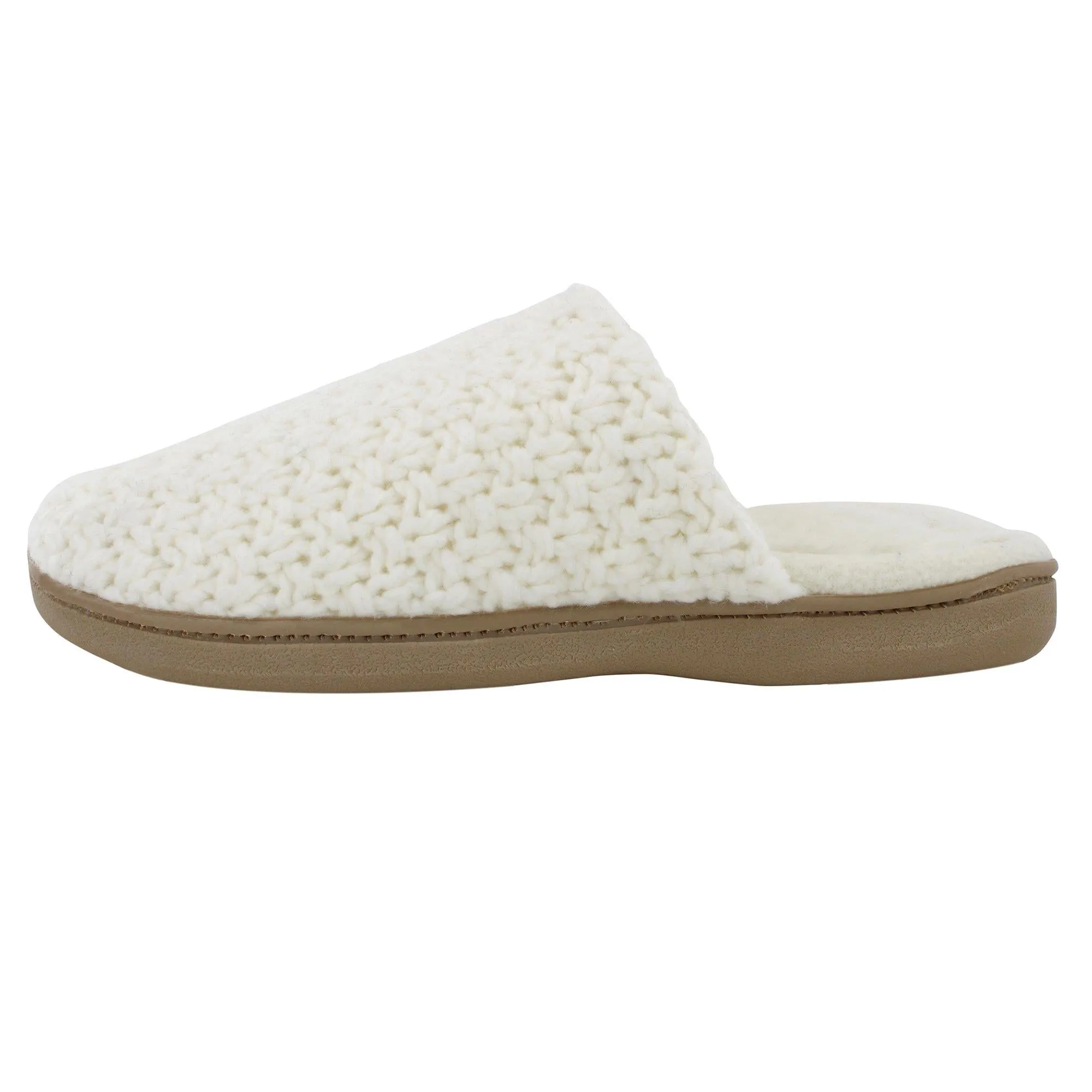 Isotoner Chunky Knit Clog Slippers