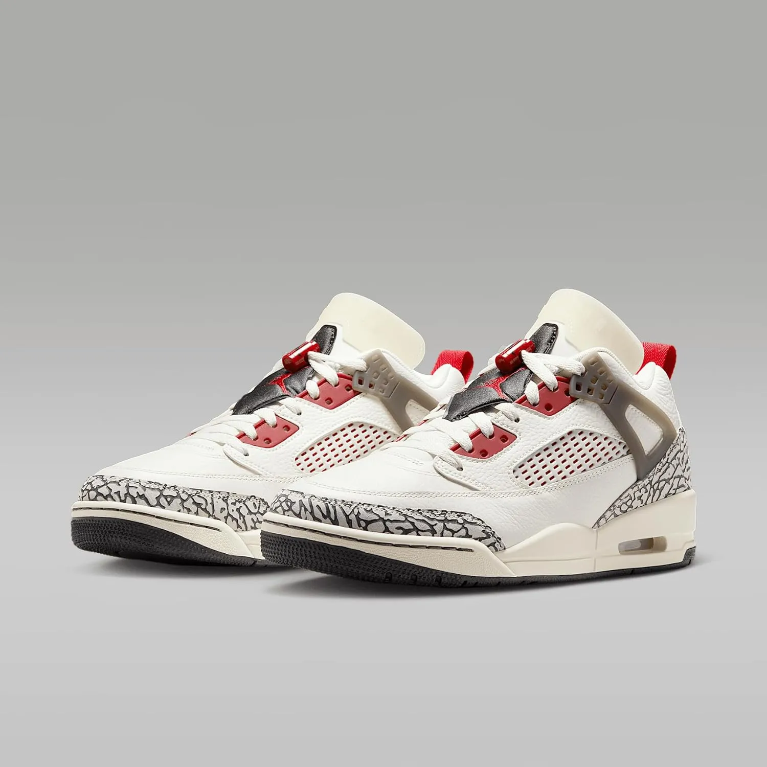 Jordan Spizike Low Men's Shoes (FQ1759-116, Sail/Anthracite/Coconut Milk/Varsity Red)