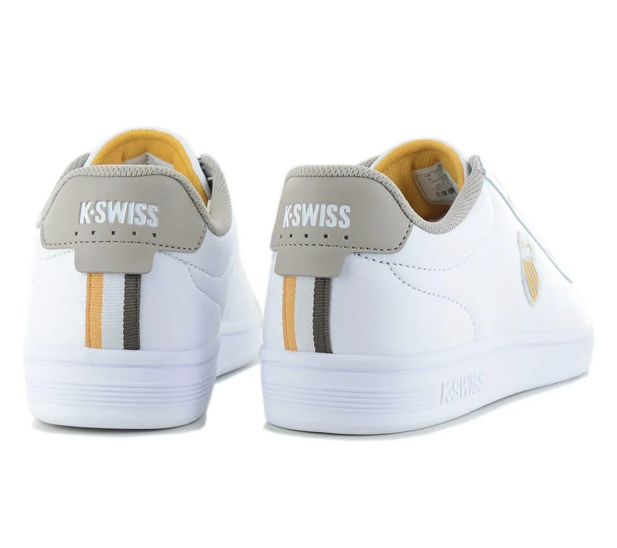K-Swiss Classic Court Shield II - Herren Sneakers Schuhe Weiß 04412-988-M