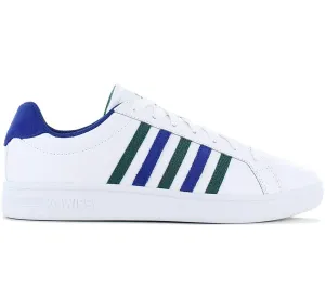 K-Swiss Classic Court Tiebreak Leather - Herren Sneakers Schuhe Weiß 07011-159-M