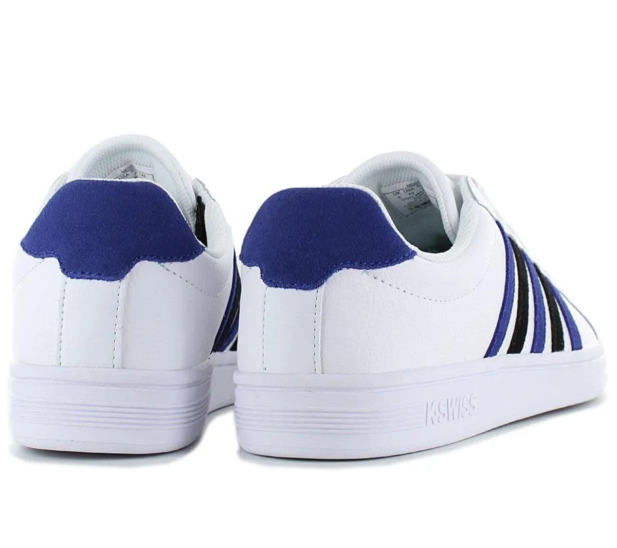 K-Swiss Classic Court Tiebreak Leather - Herren Sneakers Schuhe Weiß 07011-984