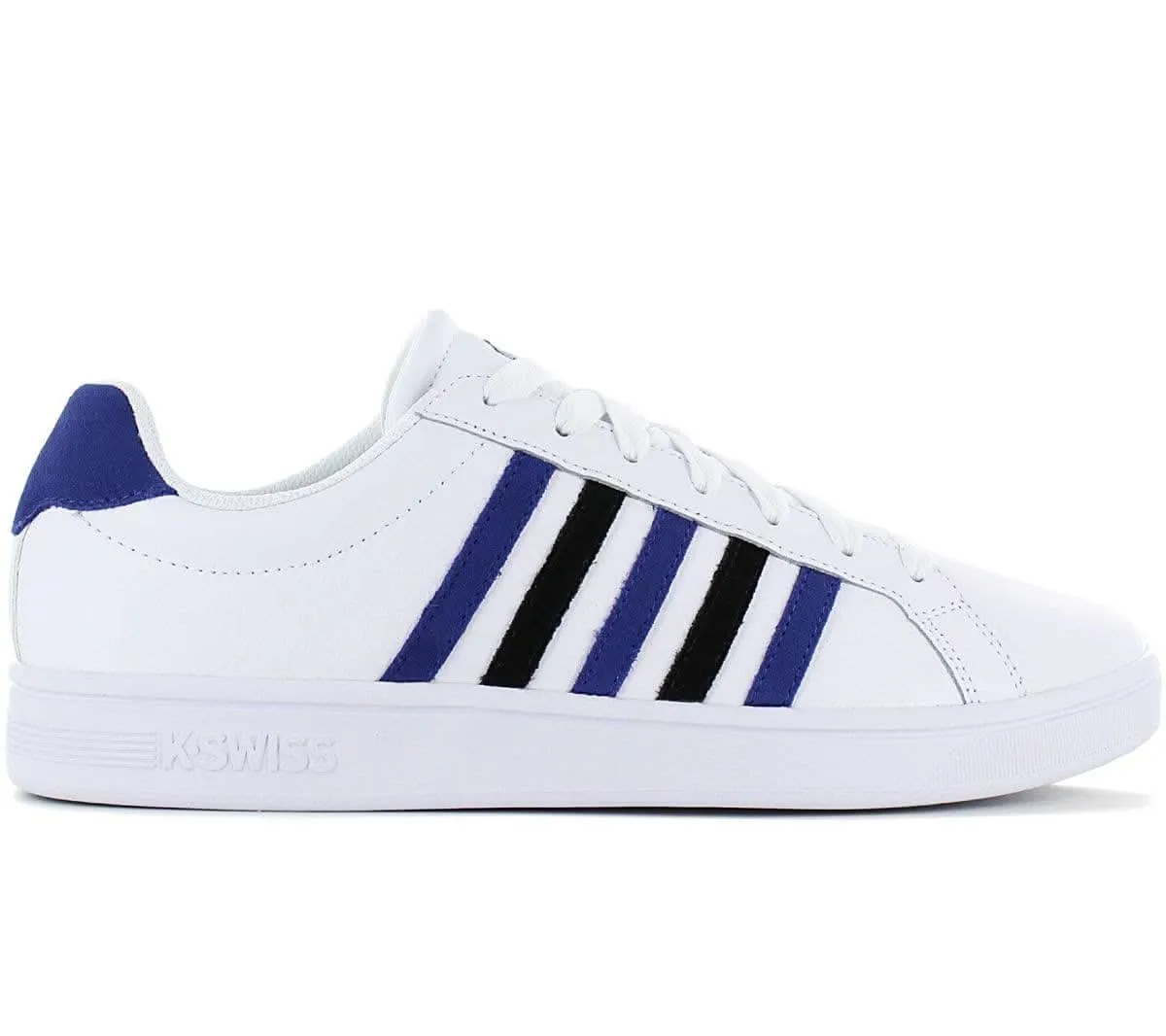 K-Swiss Classic Court Tiebreak Leather - Herren Sneakers Schuhe Weiß 07011-984