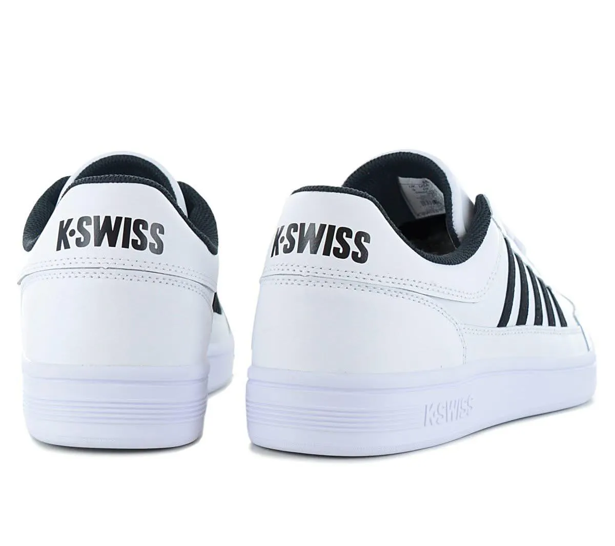K-Swiss Court Chasseur - Herren Sneakers Schuhe Leder Weiß 06042-102-M