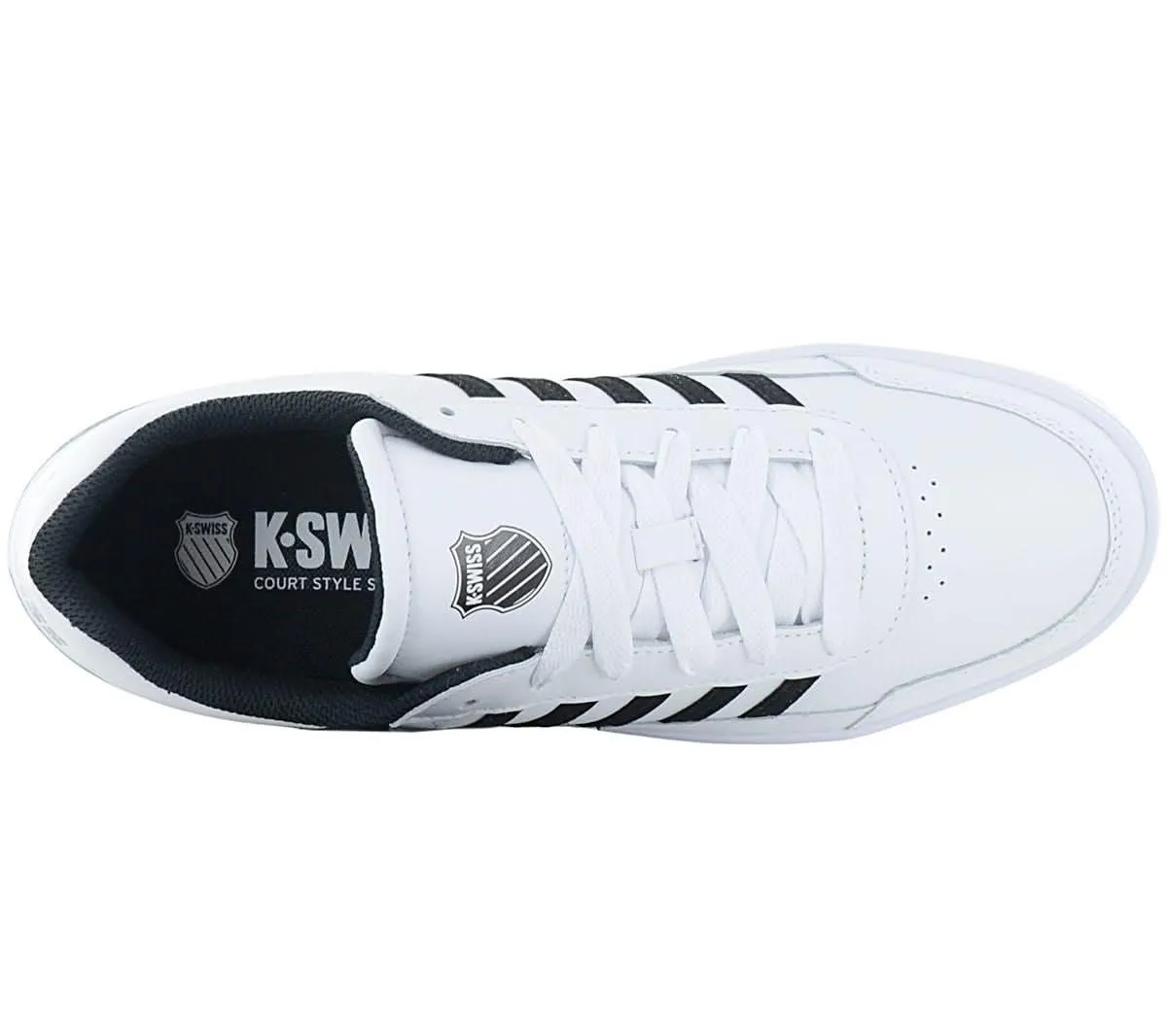 K-Swiss Court Chasseur - Herren Sneakers Schuhe Leder Weiß 06042-102-M