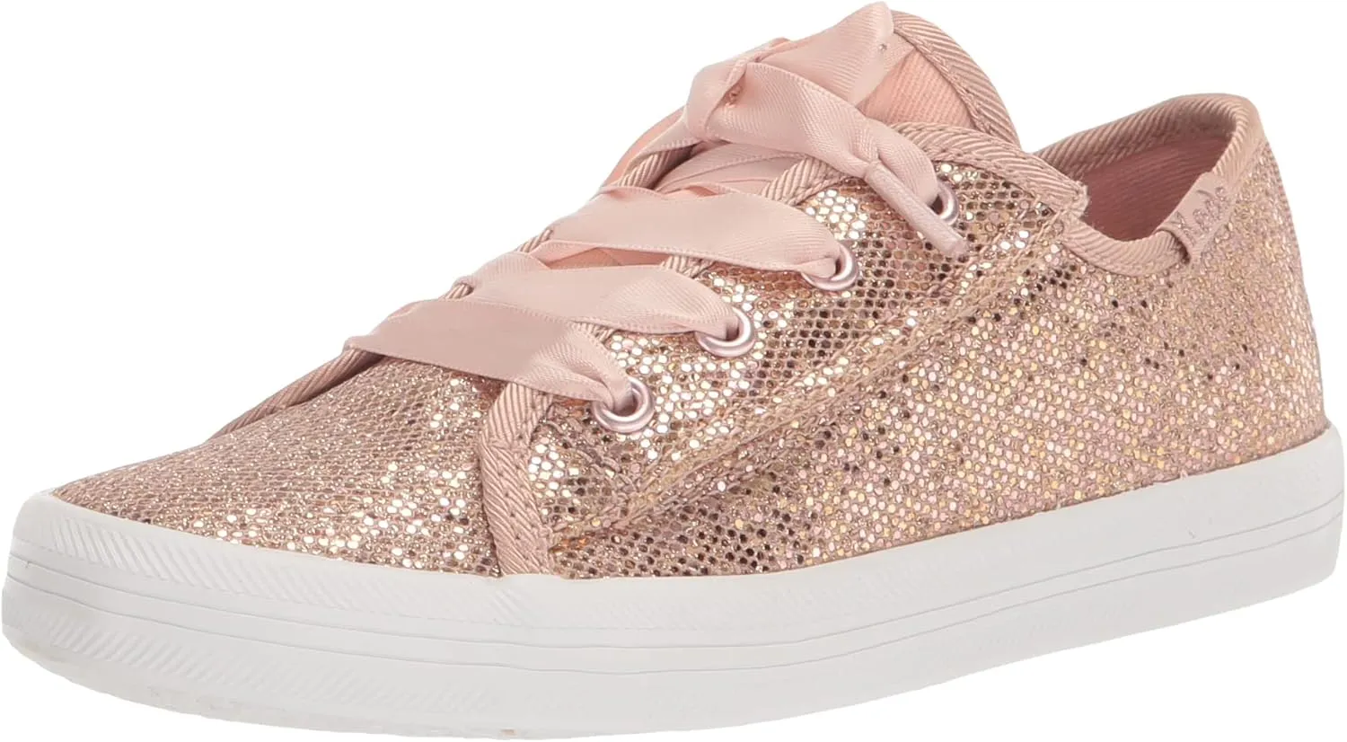 Keds Kids Kickstart JR Celebrations Sneaker, Rose Gold, 6.5 US Unisex Little Kid